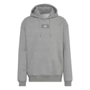 adidas Essentials FeelVivid Cotton Fleece Drop Shoulder H - Grey