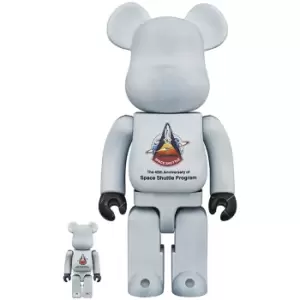 Medicom NASA Space Shuttle 40th Anniversary 100% & 400% Be@rbrick 2 Pack