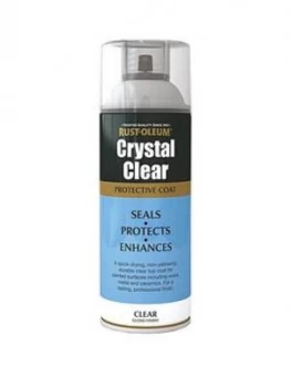 Rust-Oleum Crystal Clear Spray Paint Gloss 400Ml