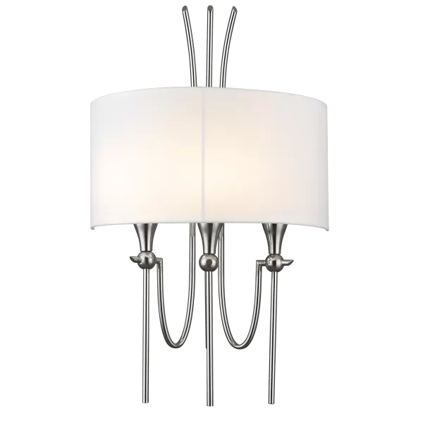 Las Vegas 3 Light Wall Lamp Nickel, E14