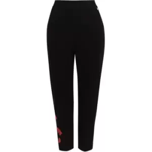 Ted Baker Stripe Embroidered Joggers Womens - Black