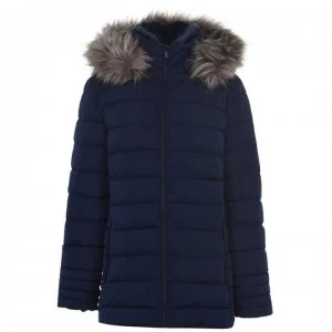 Firetrap Luxe Bubble Jacket Ladies - Navy