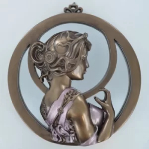 Art Nouveau Lady Mirror