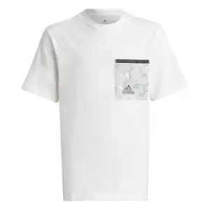 adidas Future Pocket T-Shirt Kids - White