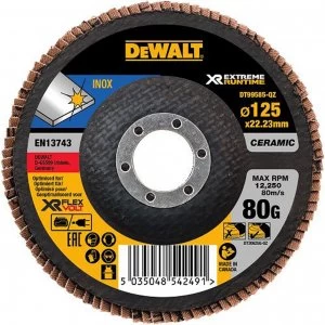 DEWALT Extreme Runtime Flap Disc 125mm 125mm 80g Pack of 1