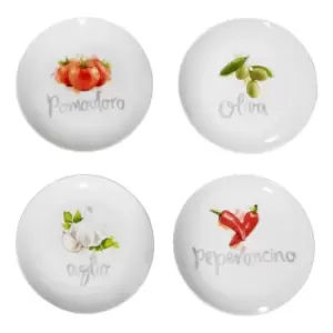 Premier Housewares Italia Antipasti Plates - Set of 4