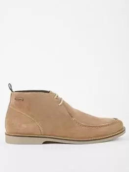 Barbour Terris Chukka Boot, Sand Suede, Size 7, Men