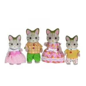 Sylvanian Families Striped Cat Family