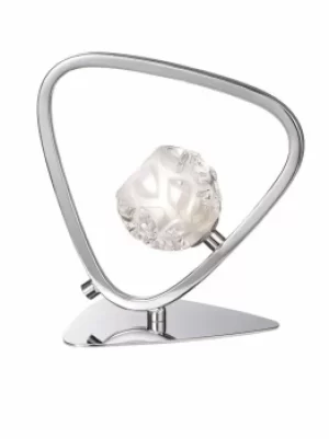 Lux Table Lamp 1 Light G9, Polished Chrome