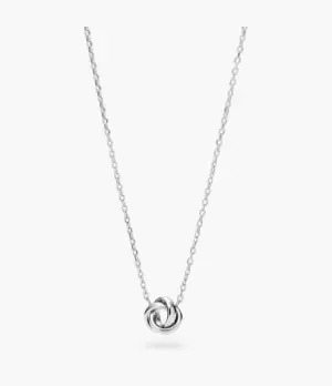 Fossil Women Flex Knot Stainless Steel Necklace