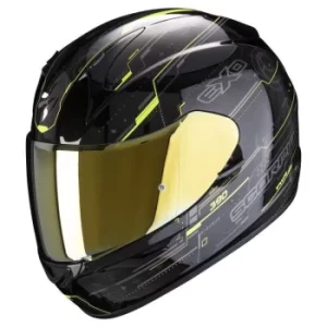 Scorpion EXO-390 Beat Black Neon Yellow S