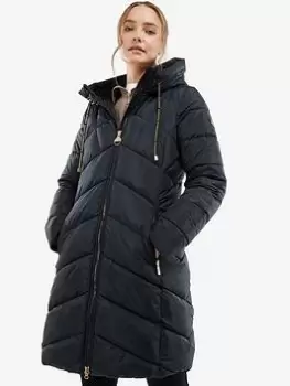 Barbour International Salta Quilt Jacket - Black, Size 16, Women