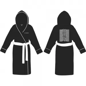 Joy Division - Unknown Pleasures Unisex Bathrobe - Black