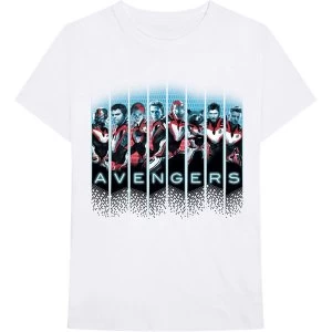 Marvel Comics - Avengers Portraits Unisex Large T-Shirt - White