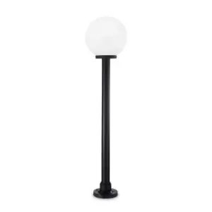 Classic 1 Light Outdoor Bollard Light White IP44, E27