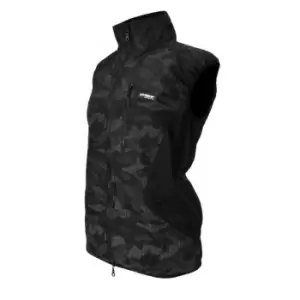 Whitaker Womens/Ladies Sydney Camo Gilet (XS) (Black)