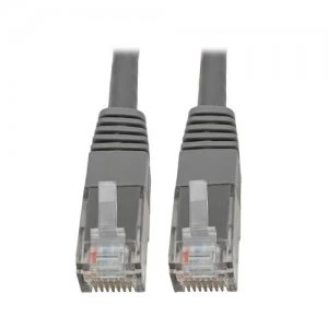 Tripp Lite Premium Cat5/5e/6 Gigabit Molded Patch Cable 24 AWG 550 MHz/1 Gbps (RJ45 M/M) Grey 3.05 m