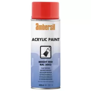 Ambersil 20184-AA Acrylic Paint Bright Red RAL 3002 400ml