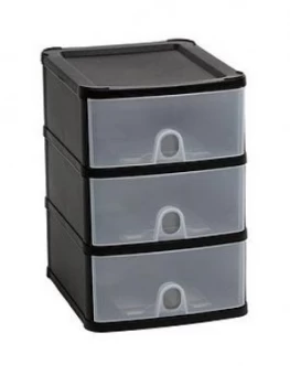 Wham Handy 3-Drawer Tower - Black