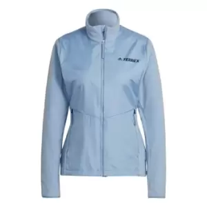 adidas Multi Primegreen Windfleece Jacket Womens - Blue