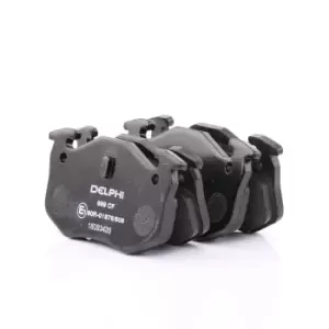 DELPHI Brake pad set LP699 Brake pads,Brake pad set, disc brake RENAULT,PEUGEOT,CITROEN,CLIO II (BB0/1/2_, CB0/1/2_),MEGANE I (BA0/1_)