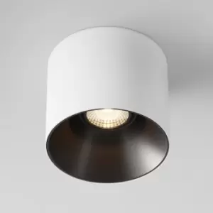 Maytoni Alfa LED Dimmable Surface Mounted Downlight White, Black, 1200lm, 3000K