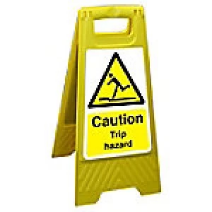 Floor Sign Trip Hazard Polypropylene 60 x 30 cm