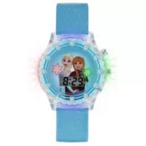 Disney Frozen Printed Dial Silicon Strap Watch & Bracelet Set FZN4087ARGSET