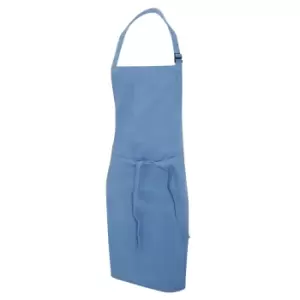 Dennys Multicoloured Bib Apron 28x36ins (Pack of 2) (One Size) (Mid Blue)