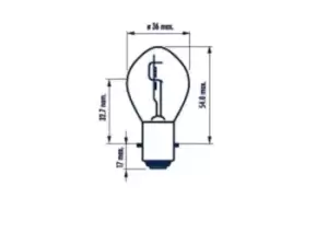 NARVA Light Bulbs 49531 Bulb, headlight