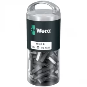 Wera 05072443001 855/1Z Classic Extra Tough Screwdriver Bits PZ1/2...