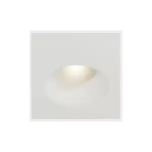 LEDS C4 Bat Square Oval Outdoor LED Recessed Wall Light Square White IP65 2.2W 3000K