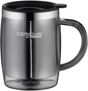 Thermos ThermoCafe Soft Touch Desk Mug 450ml Grey