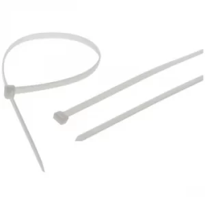 Faithfull FAICT600WHD Heavy-Duty Cable Ties White 9.0 x 600mm (Pac...