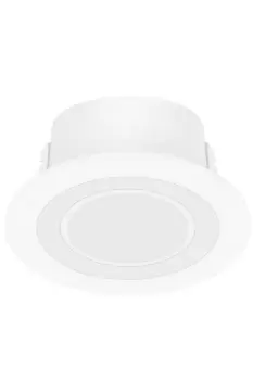 Clyde 8cm LED Dimmable Recessed Downlight White 2700K