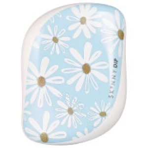 Tangle Teezer x SkinnyDip Compact Styler Detangling Hairbrush - Dreamy Daisies