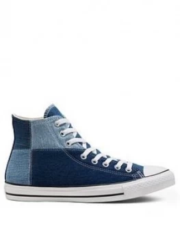 Converse Chuck Taylor All Star Up-Cycled Denim Hi-Tops - Denim