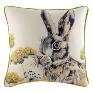 Elwood Hare Cushion Multicolour, Multicolour / 50 x 50cm / Polyester Filled