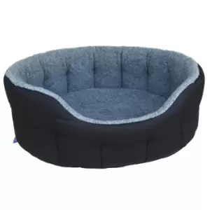 P&L Premium Bolster Dog Bed Black XL