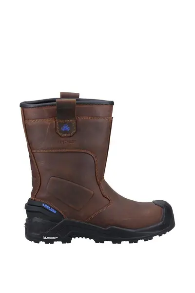 Amblers Safety Mens 983C Waterproof Light Rigger Boots UK Size 10 (EU 44) BROWN AMB367-BROWN-10