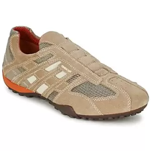 Geox SNAKE mens Shoes Trainers in Beige,8,9,10,10.5,11