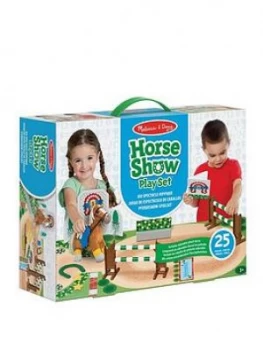 Melissa & Doug Horse Show Play Set Train & Jump