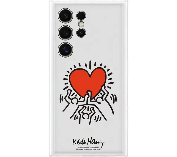 Samsung Flipsuit x Keith Haring Galaxy S24 Ultra Case - White 8806095498492