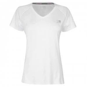 Karrimor Short Sleeve Run T Shirt Ladies - White