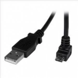 StarTech 2m Micro USB Cable - A to Down Angle Micro B