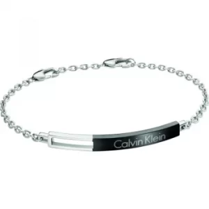 Mens Calvin Klein Stainless Steel Hollow Bracelet