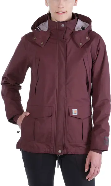 Carhartt Shoreline Ladies Jacket, red, Size XS for Women