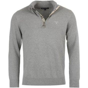 Barbour Cotton Half Zip Sweatshirt - Grey Marl GY52