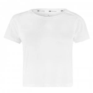 Puma LQD CELL Crop T Shirt Ladies - White