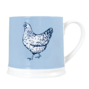 Alfred Franks and Bartlett Sketch Design Hen Tankard Mug